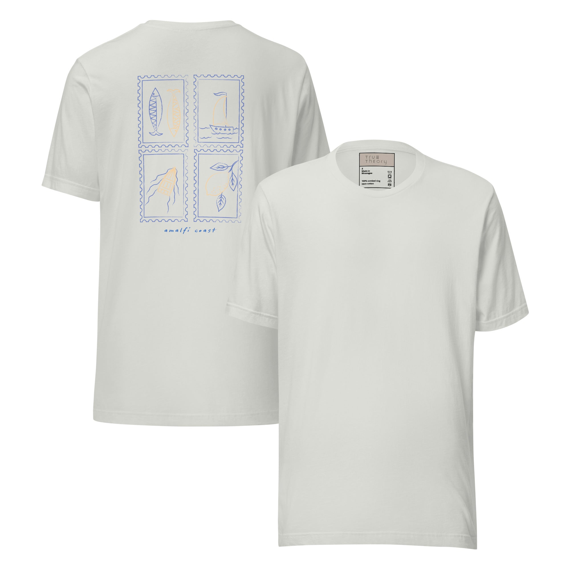 Amalfi Stamps Graphic Tee